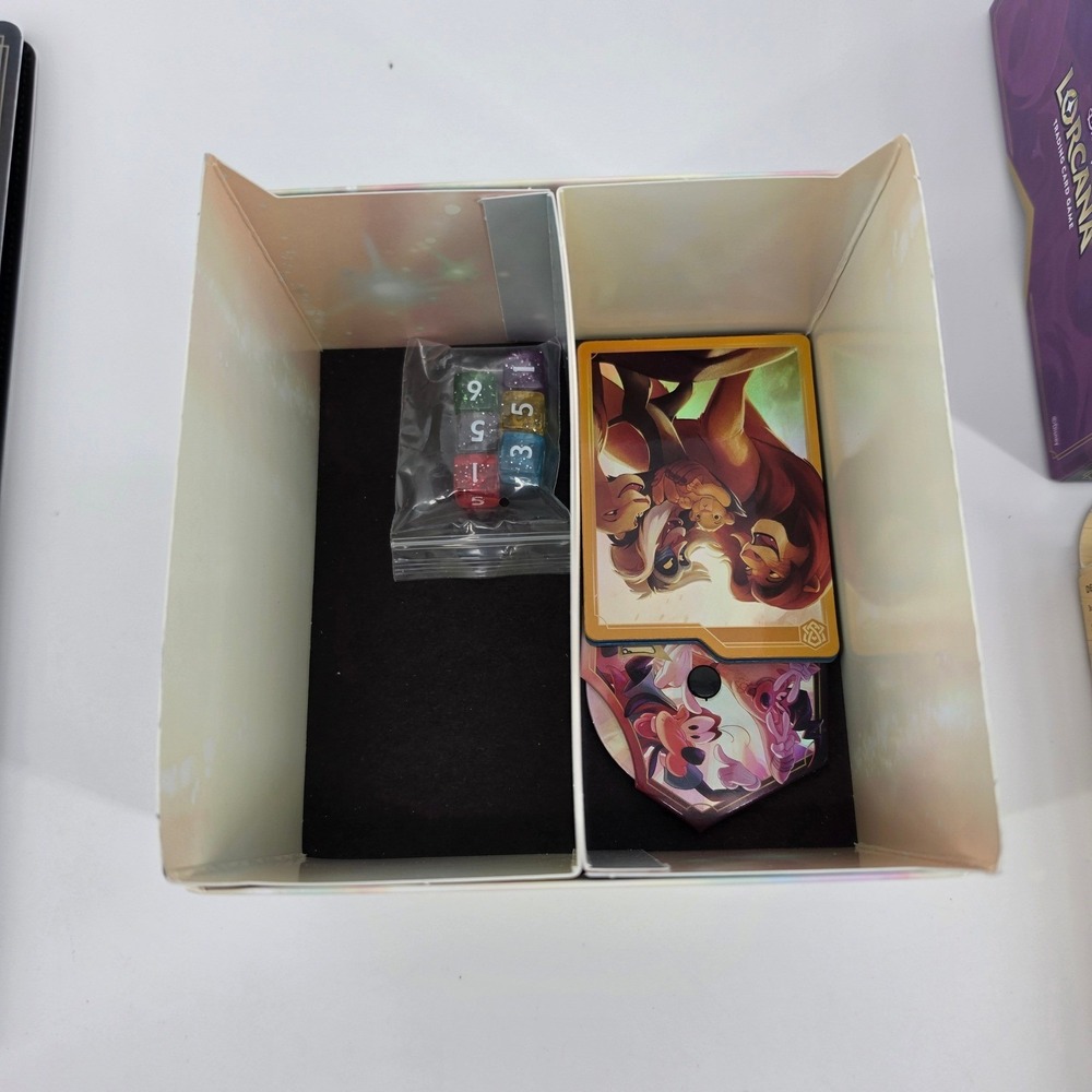Disney Lorcana Into the Inklands Starter Decks Portfolios & Trove Box Bundle - Picture 2 of 7